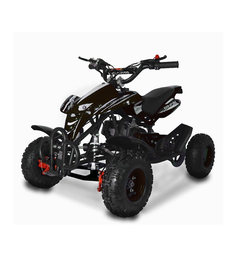 Mini Quad KXD M4 49cc Dragon File  - Colore Nero - Vista Frontale