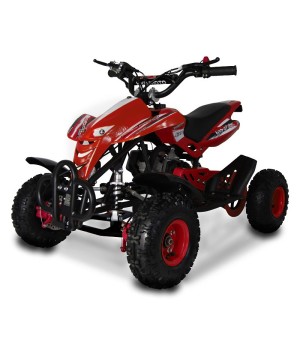 Mini Quad KXD M4 49cc Dragon File - Colore Rosso - Vista Frontale