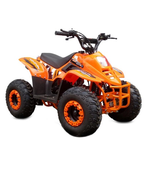 Quad KXD 001 R7 125cc - Colore Arancio - Vista Frontale Destra