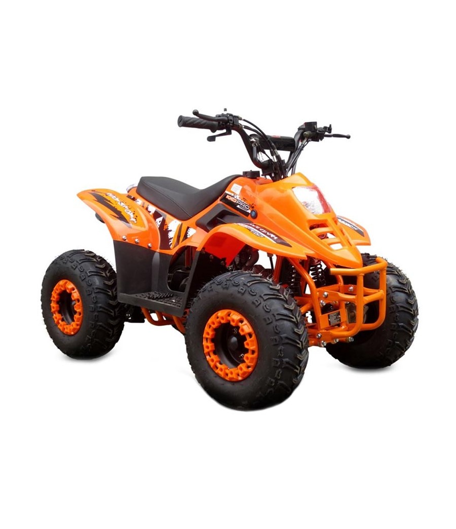 Quad KXD 001 R7 125cc - Colore Arancio - Vista Frontale Destra