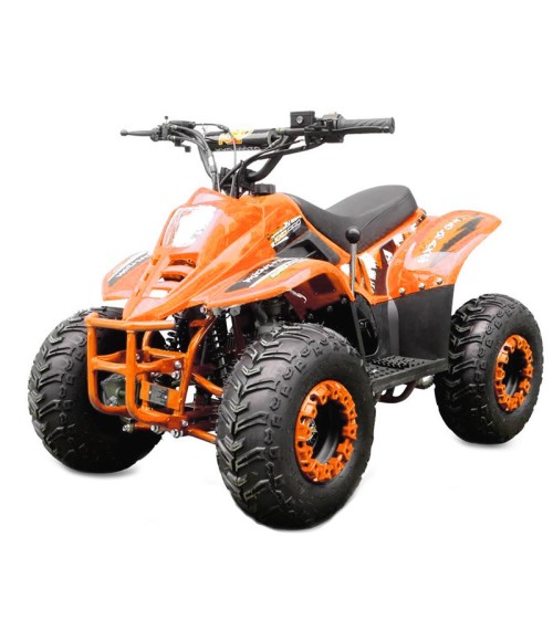 Quad KXD 001 R7 125cc - Colore Arancio - Vista Frontale Sinistra