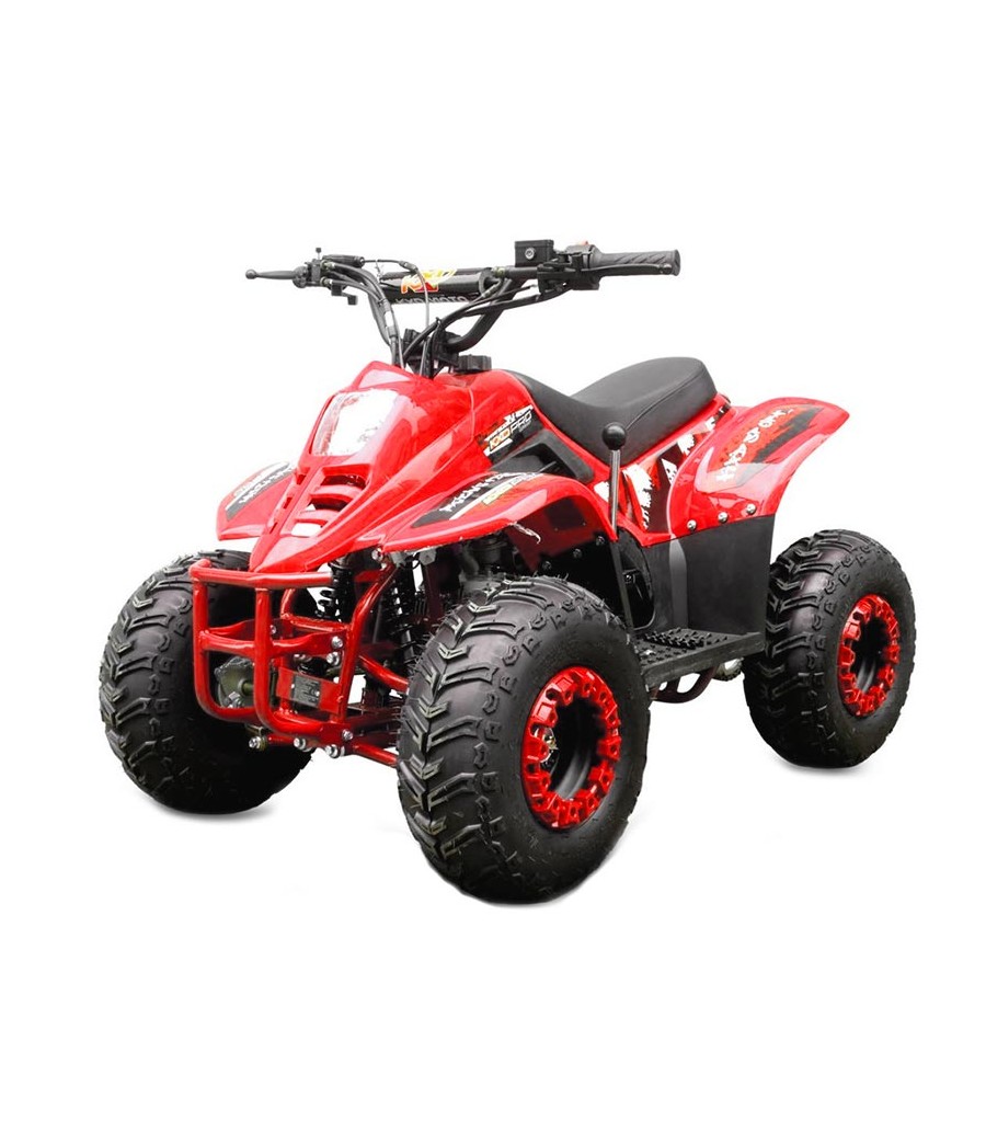 Quad KXD 001 R7 125cc - Colore Rosso - Vista Frontale Sinistra