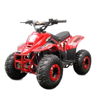 Quad KXD 001 R7 125cc - Colore Rosso - Vista Frontale Sinistra