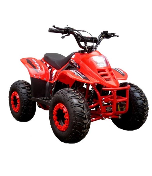 Quad KXD 001 R7 125cc - Colore Rosso - Vista Frontale Destra