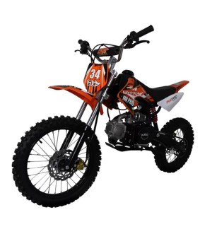 PitBike KXD 607 14/12 - Colore Arancione - Vista Frontale Sinistra