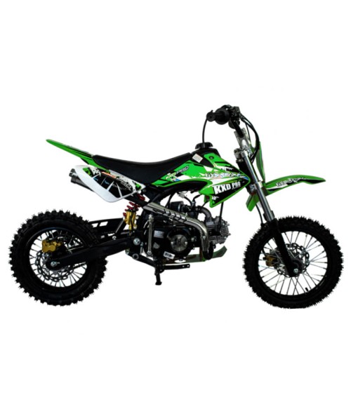 PitBike KXD 607 14/12 - Colore Verde - Vista Laterale Destra