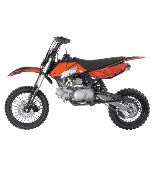 Pit Bike Apollo RFZ Gazelle 125cc 14/12 - 4 Marce - Colore Arancione - Vista Laterale Sinistra