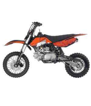 Pit BIke Apollo RFZ Gazelle 125cc 14/12 Auto - Colore Arancione - Vista Laterale Sinistra