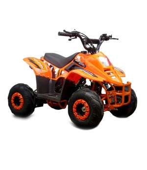 Quad KXD 001 R6 125cc - Colore Arancione - Vista Frontale Destra