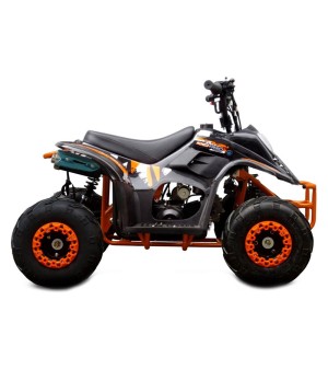 Quad KXD 001 R6 125cc - Colore Nero-Arancio - Vista Laterale Destra