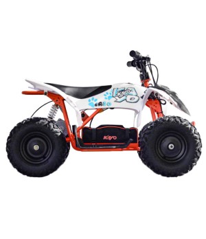 Mini Quad E-ATV Kayo EA50 500W 36V Ruote 6" - Grafica Celeste - Vista Laterale Destra