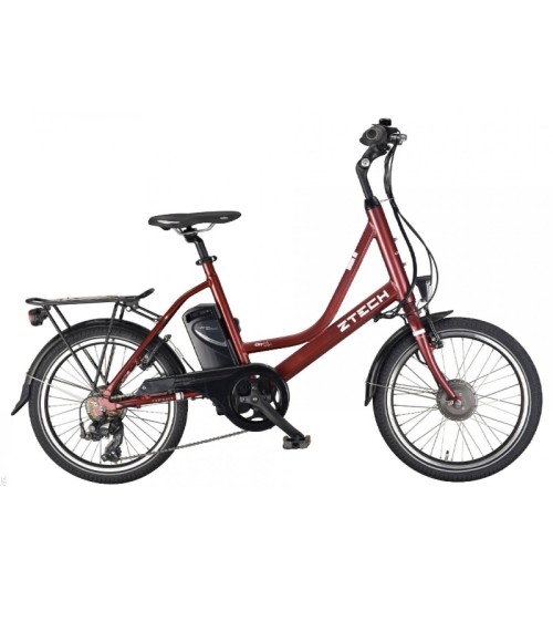 Bici Elettrica ZTECH ZT-73 250W - Colore Rosso - Vista Laterale Destra