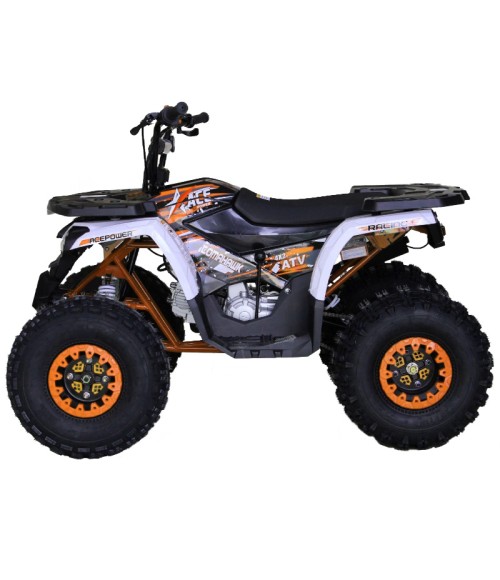 Quad EGL TomaHawk 125cc Ruota 8" - Colore Arancione - Vista Laterale Sinistra