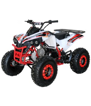 Quad EGL ACE 125cc Ruota 8" - Colore Rosso - Vista Frontale Sinistra