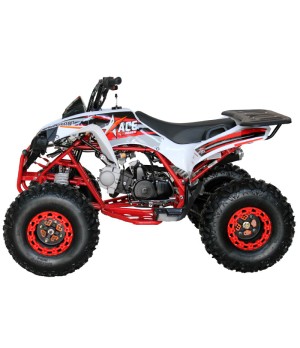 Quad EGL ACE 125cc Ruota 8" - Colore Rosso - Vista Laterale Sinistra