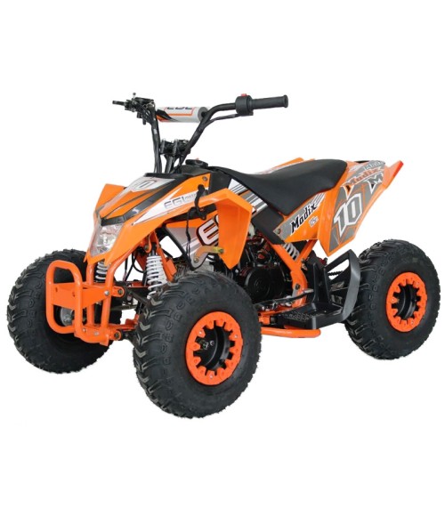 Quad EGL Madix 125cc Ruota 8" - Colore Arancione - Vista Frontale Sinistra