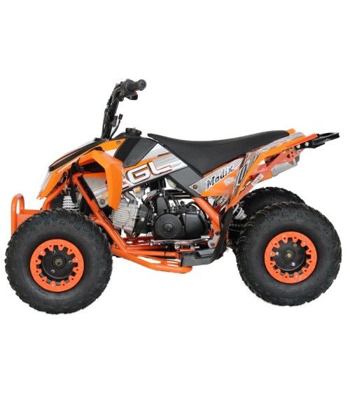 Quad EGL Madix 125cc Ruota 8" - Colore Arancione - Vista Laterale Sinistra