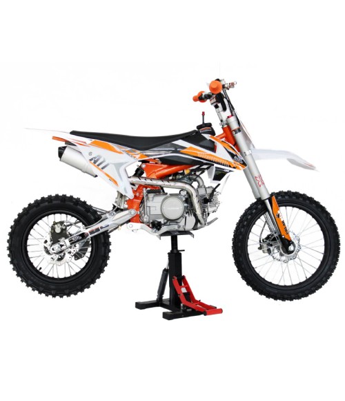 Pitbike EGL Levante A11 PRO 125cc 17/14 4 Marce - Colore Arancione - Vista Laterale Destra