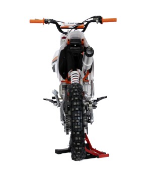 Pitbike EGL Levante A11 PRO 125cc 17/14 4 Marce - Colore Arancione - Vista Posteriore