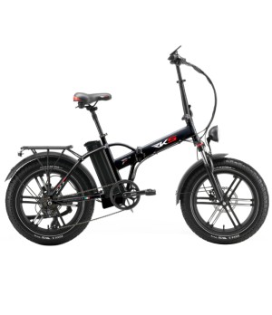 Fatbike Elettrica Pieghevole RKS Nero-M 250W - Colore Nero - Vista Laterale Destra