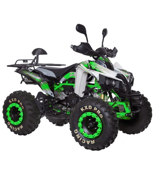 Quad KXD Discovery 010D 200cc - Colore Verde - Vista Frontale Destra