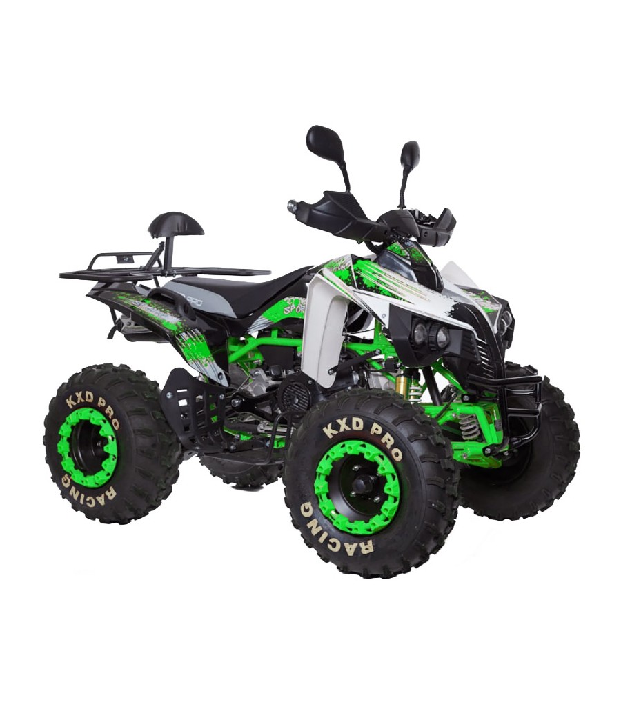 Quad KXD Discovery 010D 200cc - Colore Verde - Vista Frontale Destra