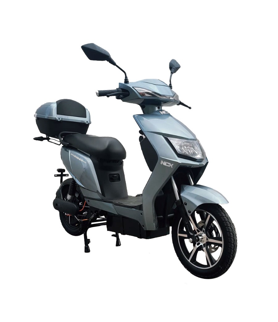 Scooter Elettrico NCX Rider EVO 800W Targabile - Colore Grigio- Vista Frontale Destra