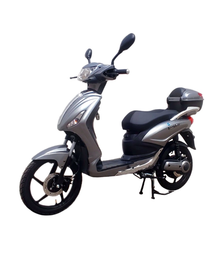 Scooter Elettrico NCX X-Tech EVO 1250W Targabile - Colore Grigio - Vista Frontale Sinistra