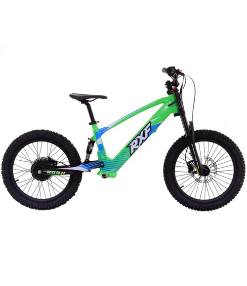 Bici Elettrica Apollo RXF EVO 750W 20" - Colore Verde - Vista Laterale Destra