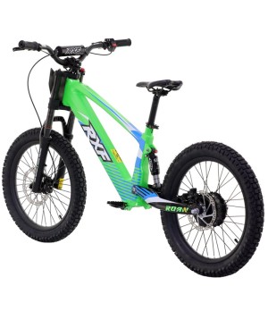 Bici Elettrica Apollo RXF EVO 750W 20" - Colore Verde - Vista Posteriore Sinistra