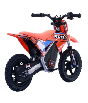 Mini Cross Elettrica Bambino Roan Warrior MX-E250 - Colore Arancione - Vista Posteriore Destra