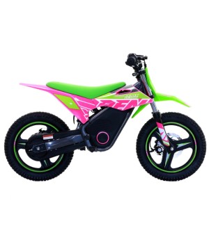 Mini Cross Elettrica Bambino RFN Warrior Kids SX-E350  - Colore Verde - Vista Laterale Destra