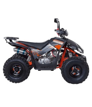 Quad Ztech Coyote 125cc R8 - Colore Arancione - Vista Laterale Destra